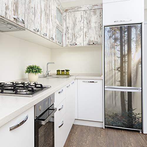 Cubierta de refrigerador autoadhesiva y lavable 60x180 cm para proteger tu cocina 4
