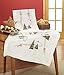 Produktbild Kamaca Stickpackung TANNENBÄUME Tischdecke 80x80 cm Spannstich Stielstich Plattstich Nadelmalerei vorgezeichnet Baumwolle komplettes Stickset mit Stickvorlage Weihnachten