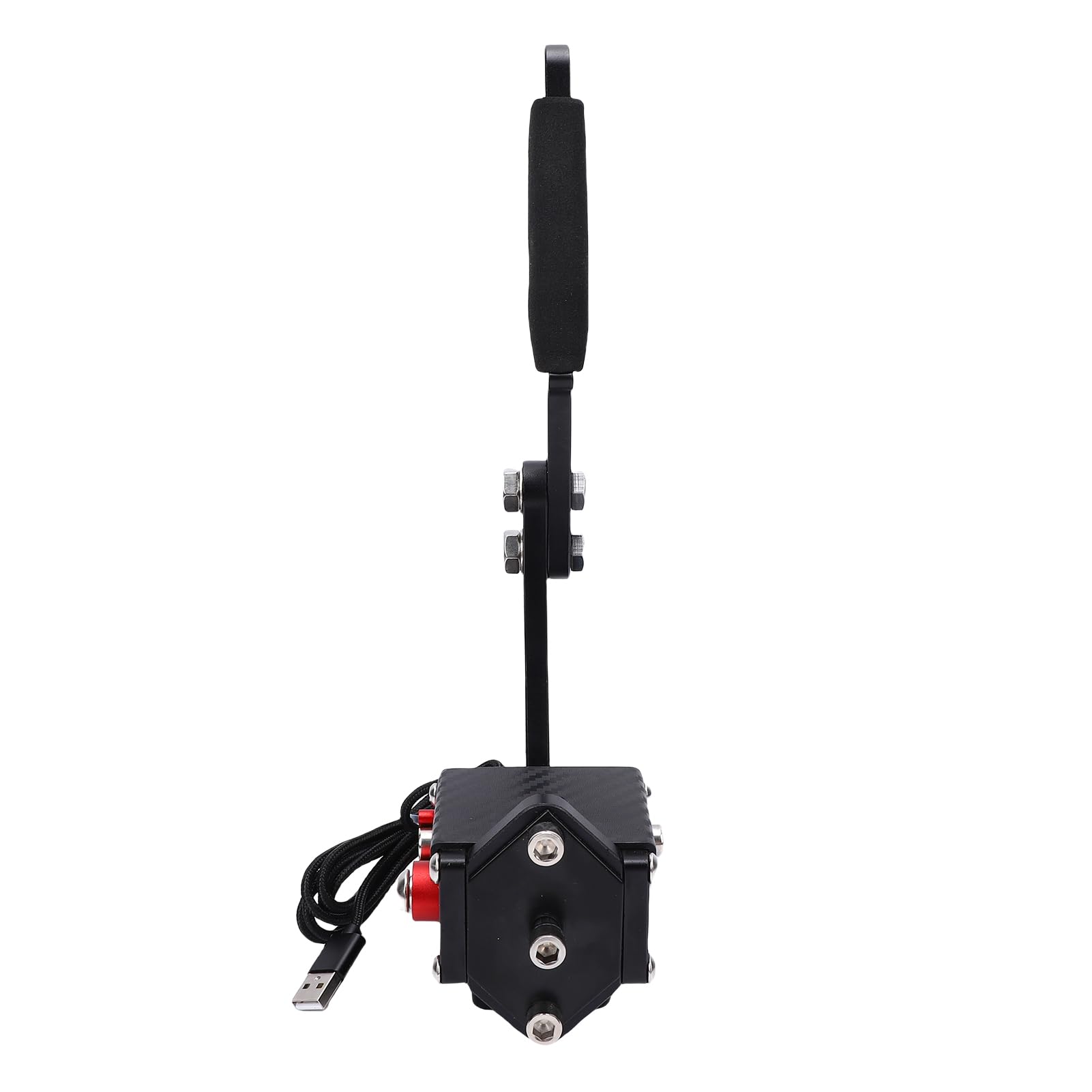 Generic 16-bitowy PC USB Hamulec Ręczny Progresywny Hamulec Liniowy do Gier Wyścigowych Sim Pasuje do G27 G29 G920 G923 T500 T300 z Zestawem Montażu i Montażu ze Stali Węglowej