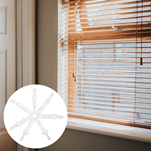 VOSAREA 12 Unidades Cabeça Da Haste Do Obturador Ripas De Substituição De Persianas Verticais Gancho