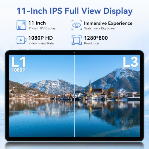 Image of 10.9 Inch Android 16 Tablet, Gemini AI,16GB RAM, 64GB Storage | Gemini AI, 7000mAh battery, dual-band Wi-Fi, parental controls and expandable storage