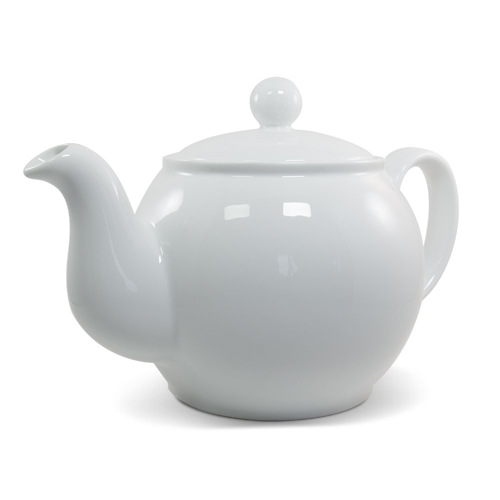 Théière en porcelaine blanche 1,5L Elisabeth rond
