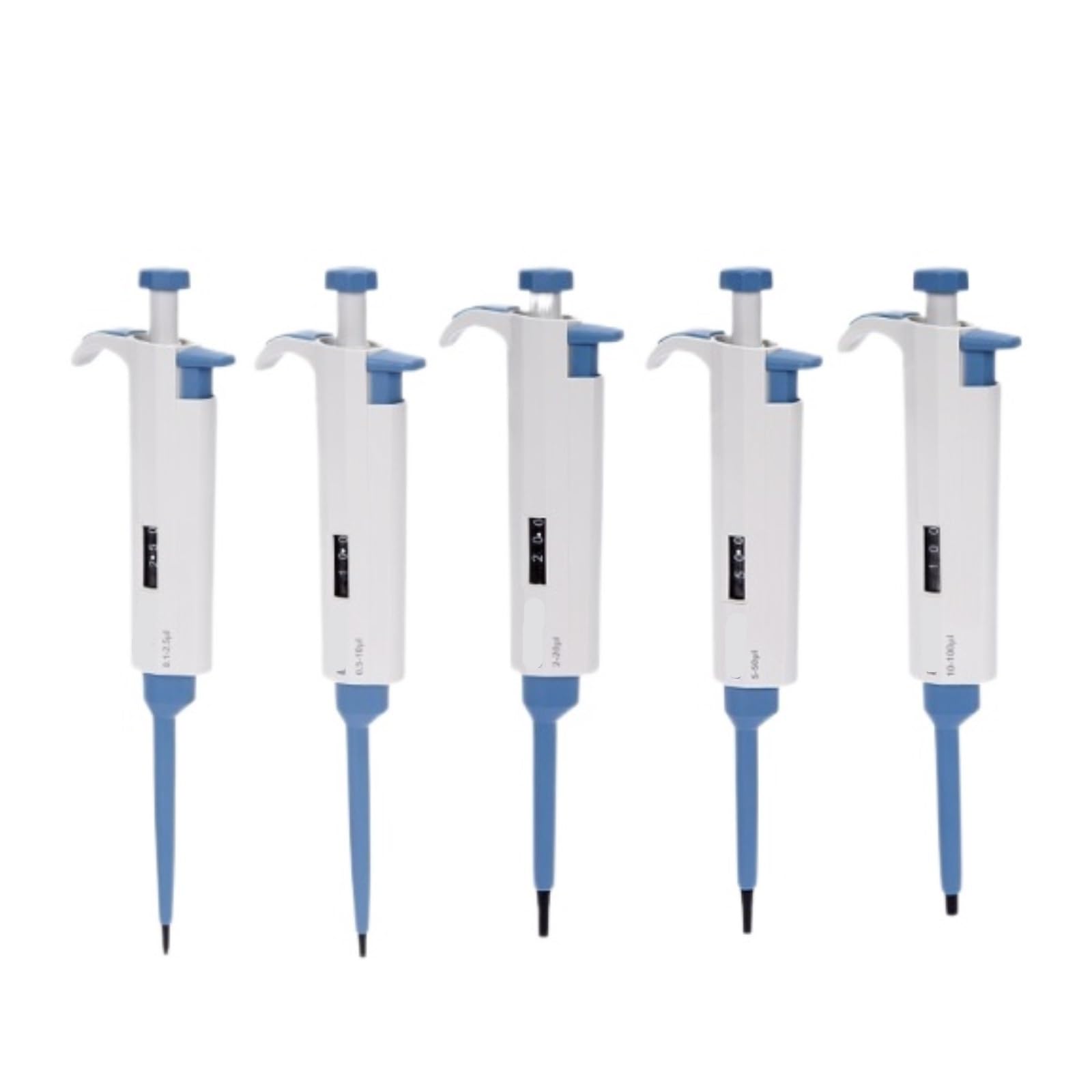 Pipeta Pipeta De Laboratorio 0,1-1000ul Equipo Plástico Ajustable Con Micropipeta Digital Un Solo Canal para laboratorio(5-50ul)
