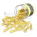 HOODDEAL 100pcs Heat Shrink Butt Connector Yellow 12-10 Gauge Insulated Waterproof Automotive Marine Trailer Electrical Crimp Wire Connectors