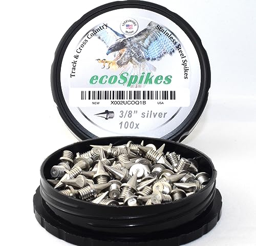 ecoSpikes Stainless Steel Track and Cross Country Spikes (3/8