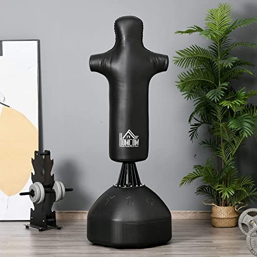 HOMCOM Boxdummy Boxsack stehend 180 cm für Erwachsene