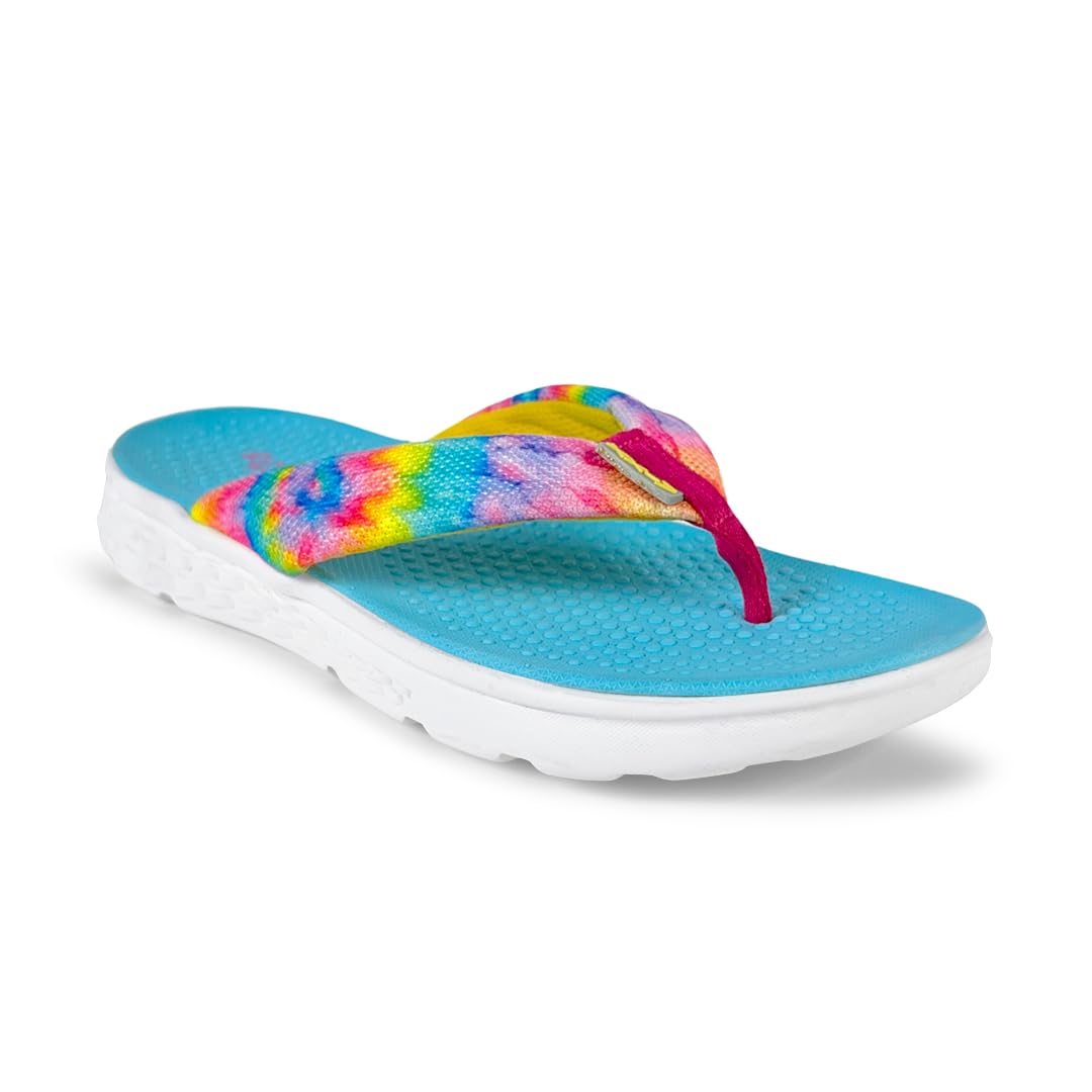 KazarMax Women Turquoise Tie Dye Super Soft/Ultra-Light/Slipper/Flip-Flop-3 UK (B09295QLZY) Amazon Price History, Amazon Price Tracker