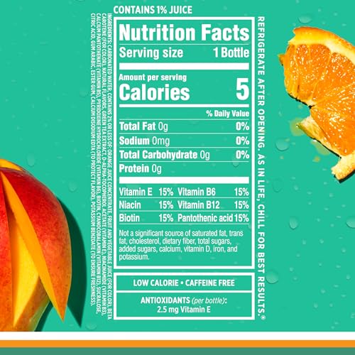 image for Sparkling Ice, Orange Mango Sparkling Water, Zero Sugar Flavored Water