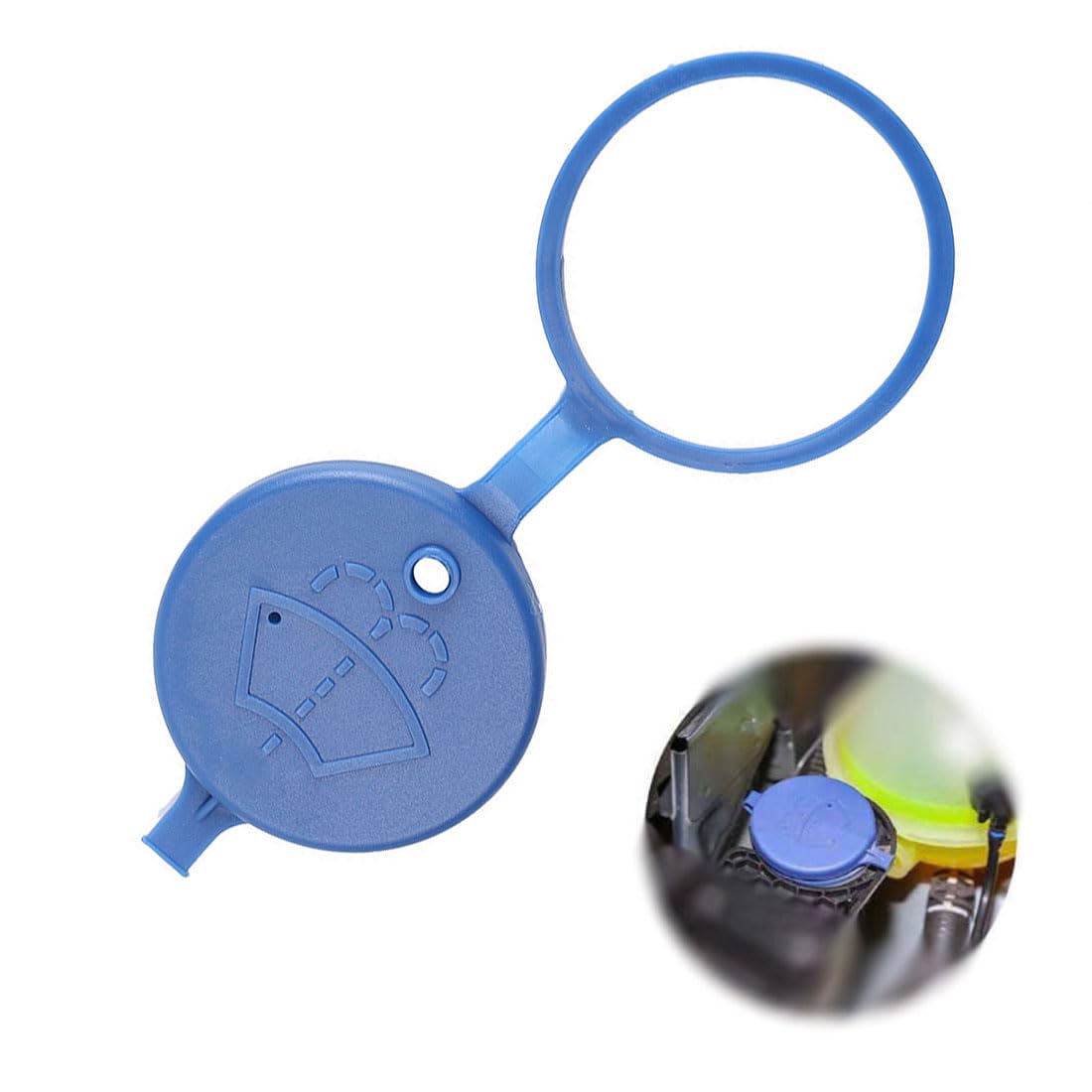 Tappo Serbatoio Lavavetri - 2 Pezzi Ricambio Per Citroen, Peugeot, Antiperdita