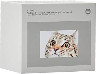 Xiaomi Portable Sublimation Photo Paper 50-Piece Set Instant Photo Printing High Definition Automatic Lamination 3-Inch Fun Photos