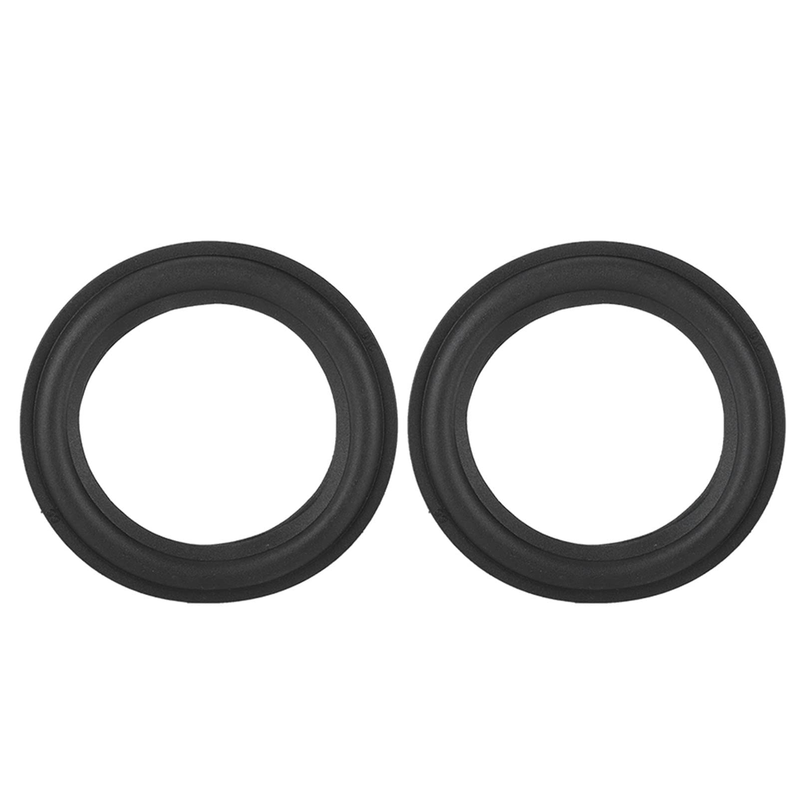 Bordo Surround in Gomma 'altoparlante da 2 Pezzi, Parti di Ricambio del Woofer per Anelli del Bordo in Schiuma del Subwoofer, per la Riparazione degli Altoparlanti o il (5 pollici / 12,7 cm)