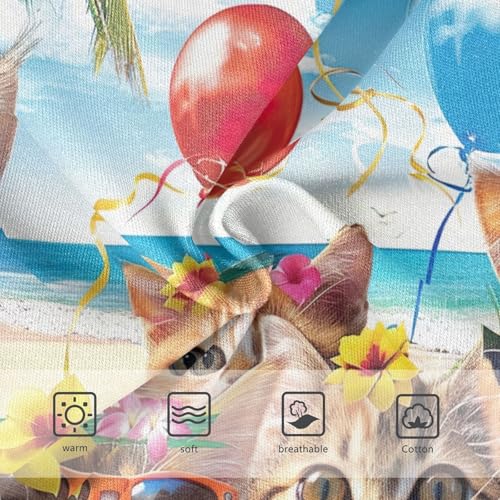 Underwear for Girls, Smiling Cats Attire Toddler Panties, Cotton Underwear Girls, 2T–8 Years3