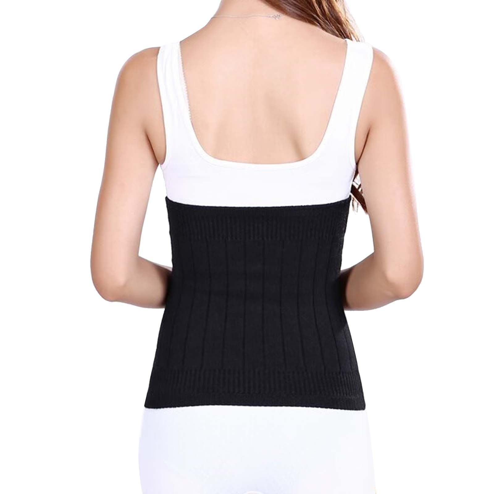 Fascia Lombare Invernale da Donna in Cashmere - Scalda Schiena, Pancia e Corpo - Supporto Elastico in Vita - Cintura Protettiva