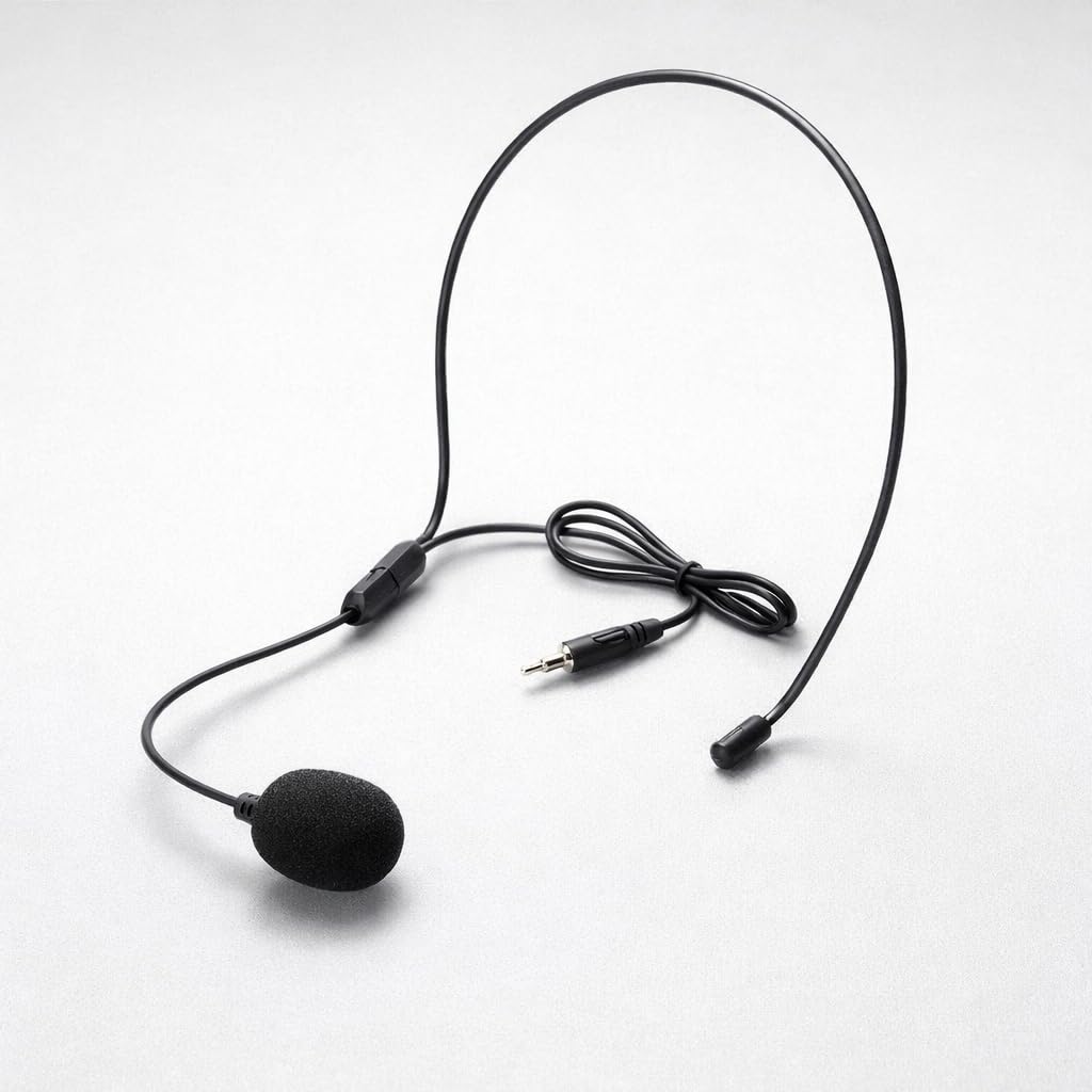 Drumstone Headband Mic – Lightweight, Comfortable, and Hands-Free Microphone for Clear Audio, Perfect for Presentations, Gaming, Streaming, and Work Calls.-picture-23