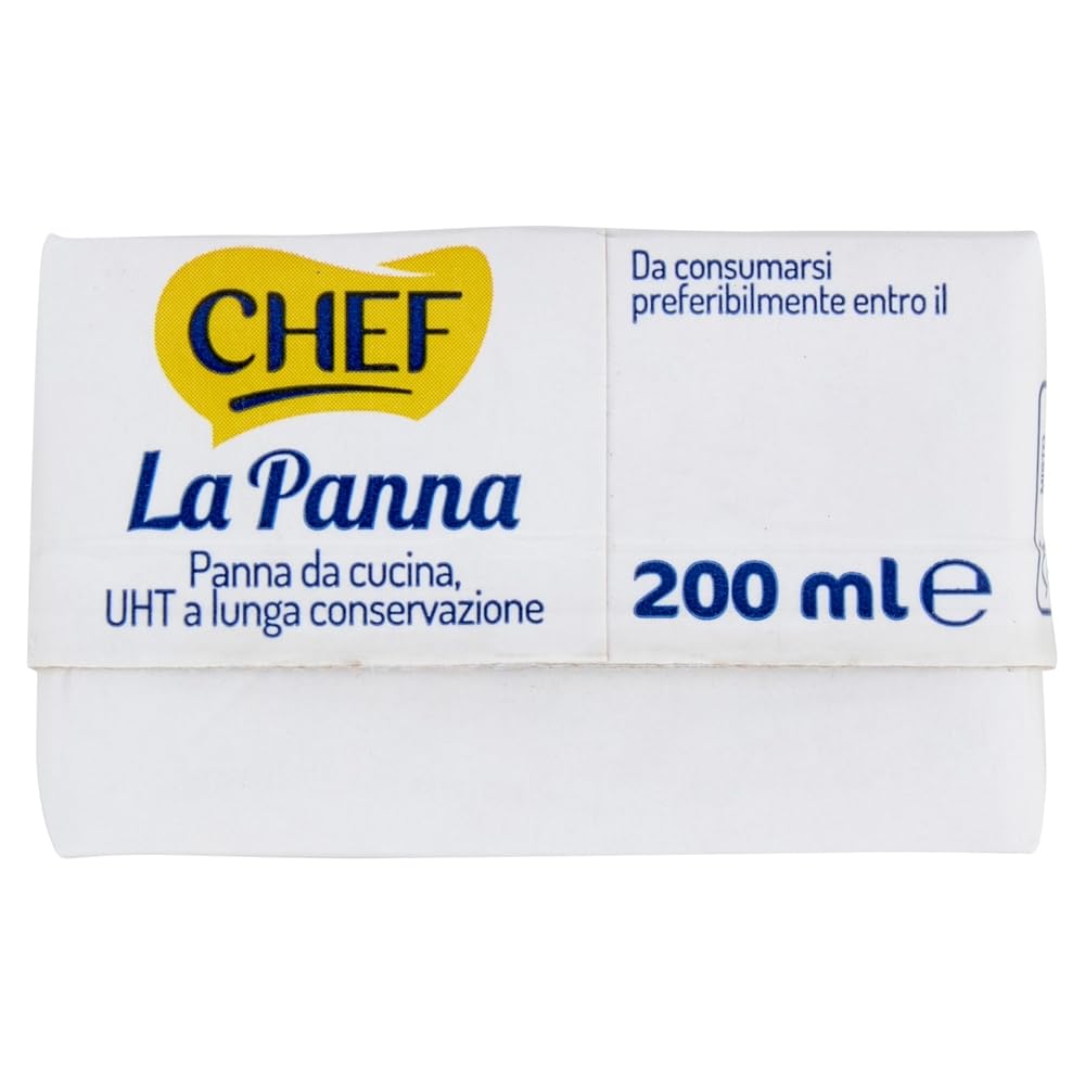 12x Parmalat Panna chef Sahne per cucinare Kochcreme creme fur Koch 200ml + Italian Gourmet 100% italienische geschälte Tomaten dosen 2x 400g