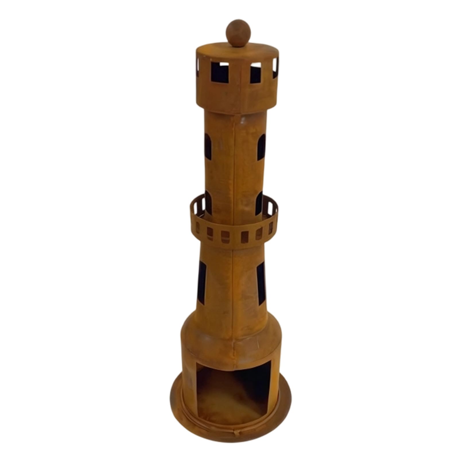 TFAOYS Iron Lighthouse Holder Table Decorations Lighthouse Figurine Tealight Holder Yard Art Metal Lighthouses Sculpture Tealight