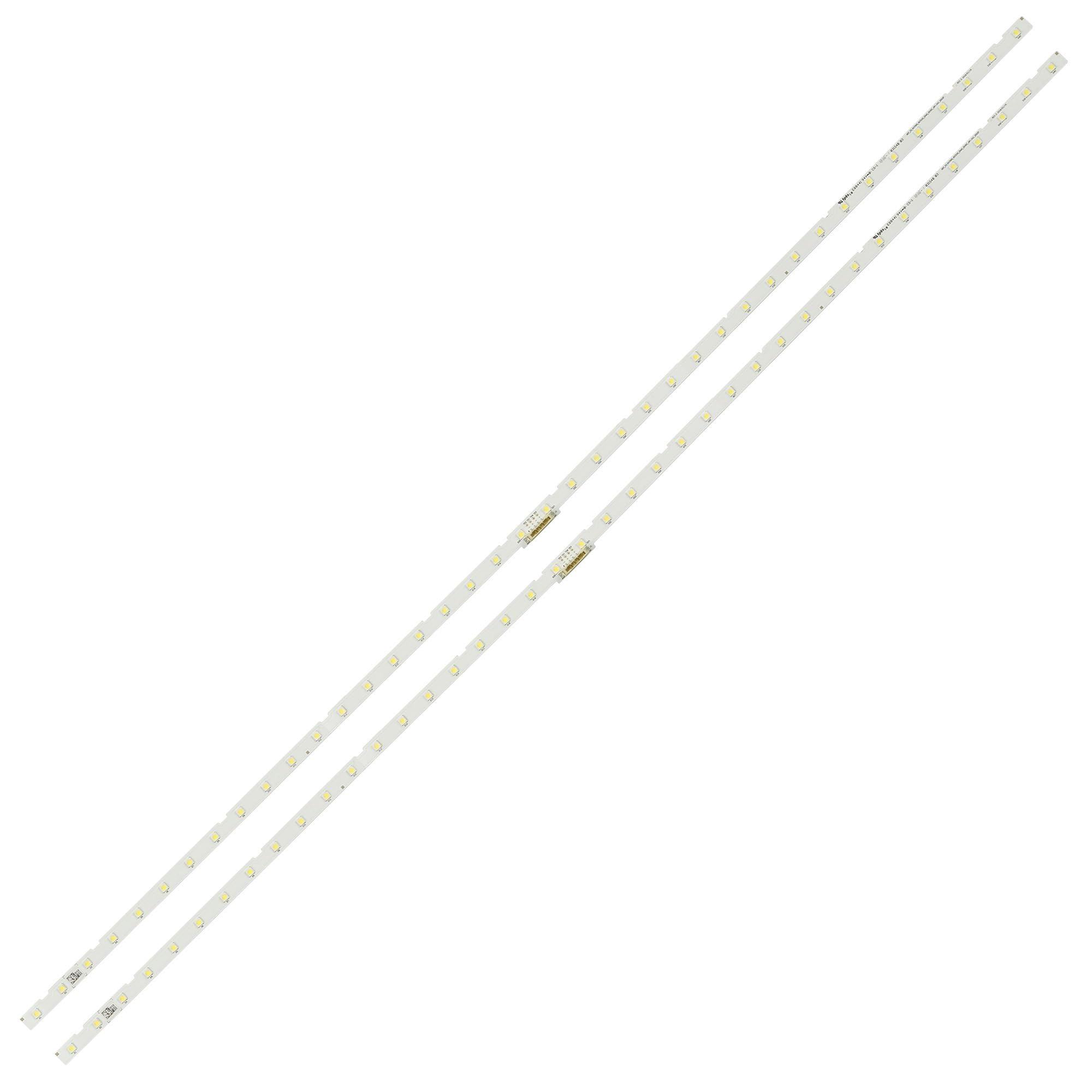 Bande de rétro-éclairage LED 40 LED, for Samsung TV 55 Pouces UN55NU7300F UE55NU7105 AOT_55_NU7300_NU7100 55NU710C BN96-45913A BN61-15485A