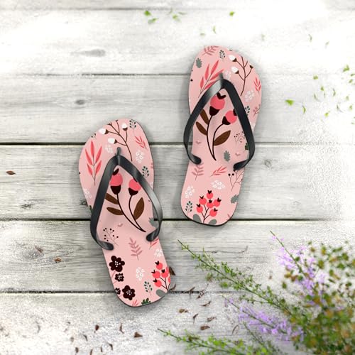 Personalized Printed Flip Flops customized personalised customised slippers sandals flats any design text4