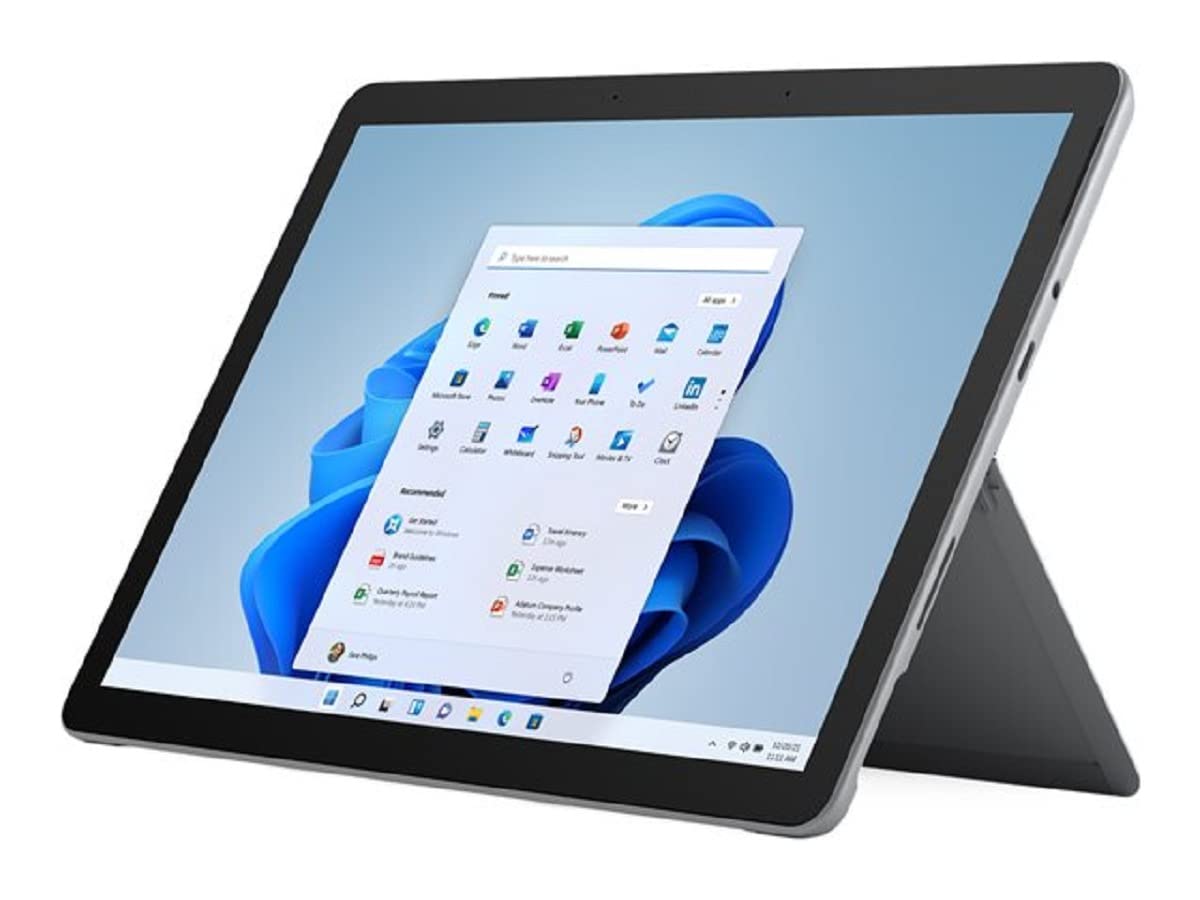 Microsoft Surface GO 3 - P/4GB/64GB Tablet 10.5", 4 GB RAM, 64 GB SSD, Intel Pentium Gold 6500Y, Windows 11 Home in S mode, Platino