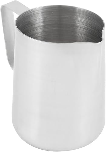 Miniatura 2 de Jarra espumadora de leche de 2 cuartos de galón, 66 onzas  67.6 fl oz. Jarra de leche extragrande, jarras de espuma de leche de acero inoxidable
