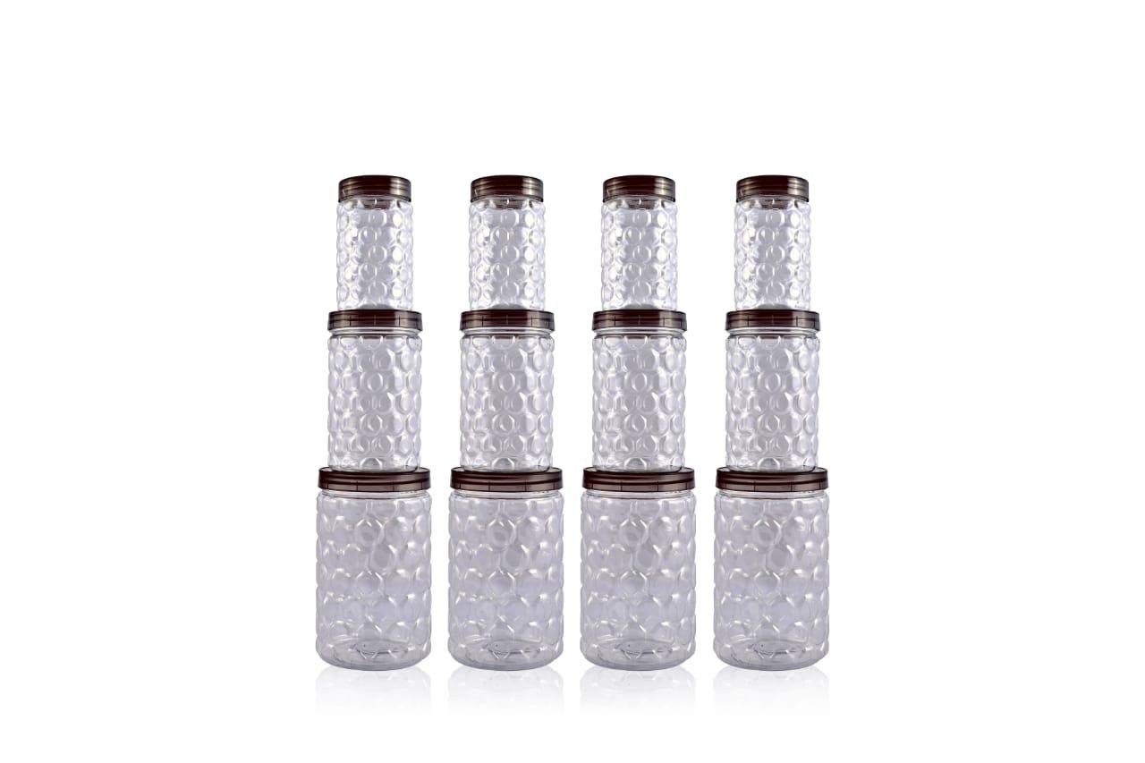 Filox Airtight Premium PET Plastic Storage Container Jar Set (12) (B08WWQ95PG) Amazon Price History, Amazon Price Tracker