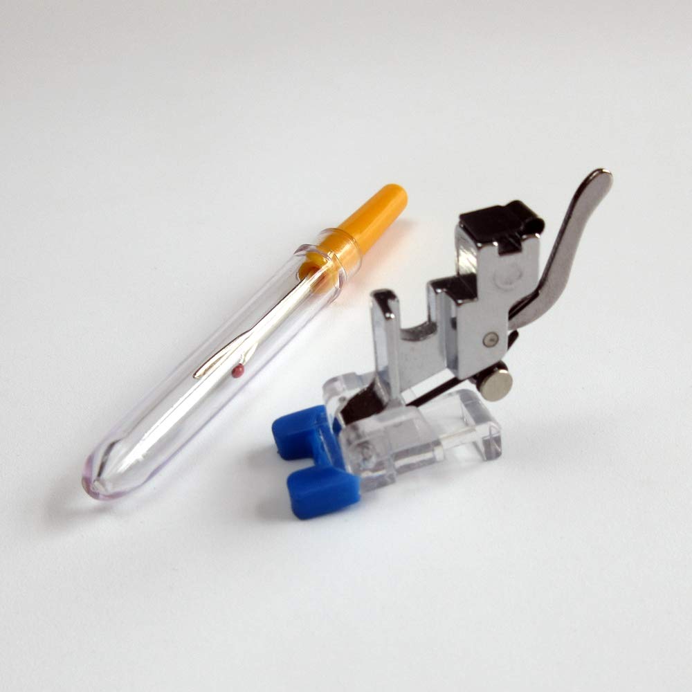 evernice Button Sew-On Foot Low Shank for Singer Brother Janome Domestic Machines