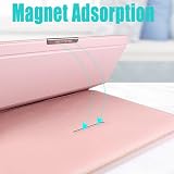 Laptop Sleeve Suitable For Samsung Galaxy Book 6 Pro Ultra 2026 Folio Holder Stand Wrist Rest Pad Mouse Pouch Cable Belt Case(Black,For 15-16inch)