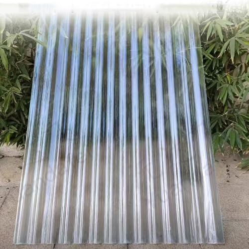Láminas transparentes para techos con iluminación natural y placas corrugadas duraderas