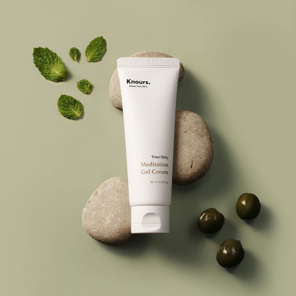 Light Weight Water Based Gel Moisturizer, Vegan Peppermint Squalane & Ceramide NP Hydrating Soothing Cooling (80ml 2.7 fl oz.) - Image 2