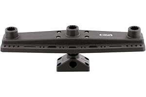 Scotty #257 Triple Rod Holder Board (No Rod Holders) with Post Bracket and Mount