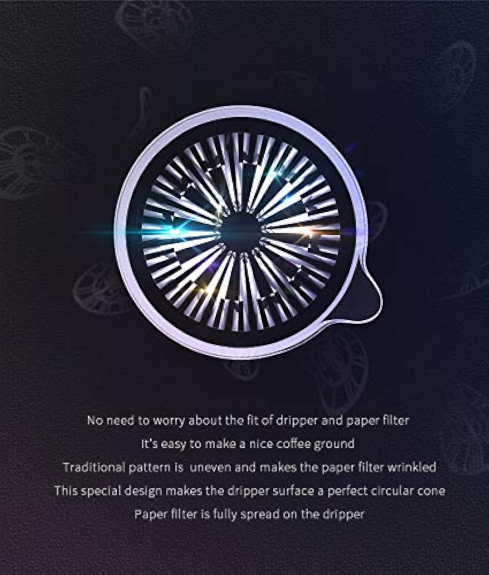 Crystal Eye Dripper, 01 Pc (1-2) Cups