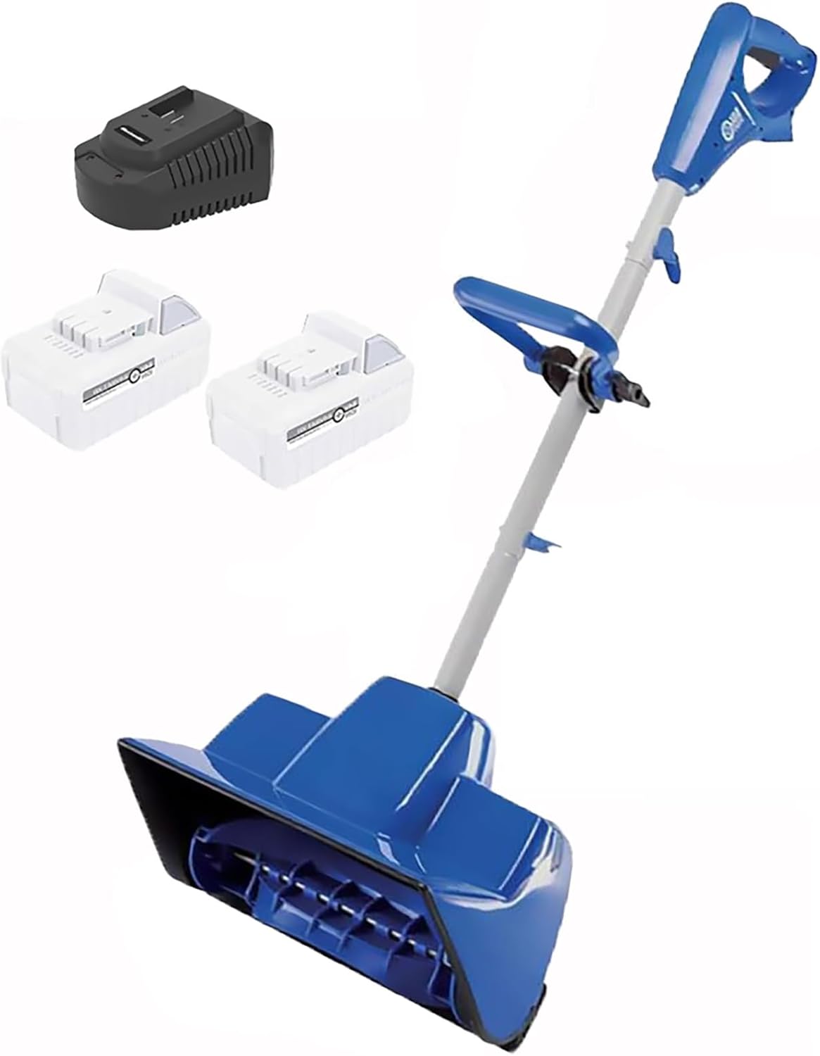 Handheld Electric Snow Shovel,24V/4.0Ah High Power Electric Snow Shovel Snow,Battery Powered Snow Blower, Rechargeable Snow Thrower 8m Throwing Distance for Patio, Playground