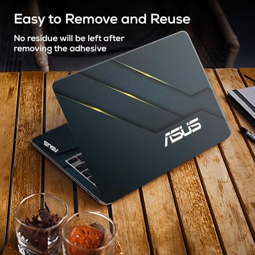 Image of DSGN 156 Full Body Laptop Skin Bubble-Free| Laminated| Removable| HD Quality Sticker for Laptops Upto 15.6 Inches Compatible with Asus