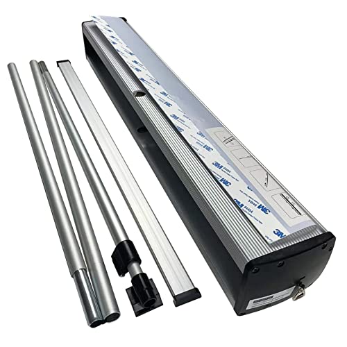 Nanyang L-002 24 Inch X72-80 Heavy-Duty Retractable Roll Up Banner Stand,For Business & Trade Show,Store Sign Display Stand thumb #7