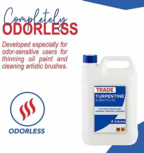 Trade Turpentine Substitute for Paint Brush Cleaner  Premium Quality Oil Paint Thinner and Degreaser- (2 Litre)