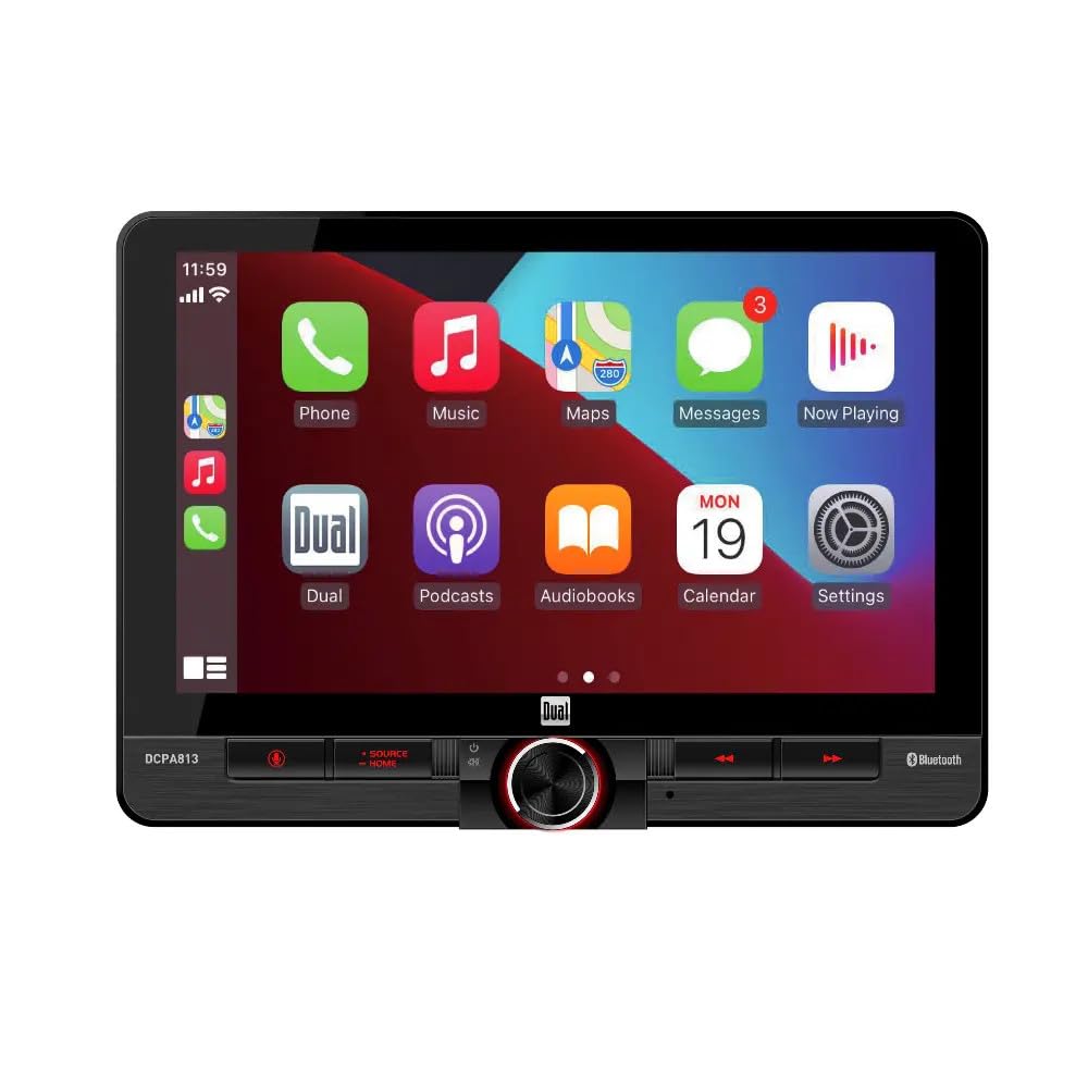 celicious Silk Mild Anti-Glare Screen Protector Film Compatible with Dual DCPA813 [Pack of 2]