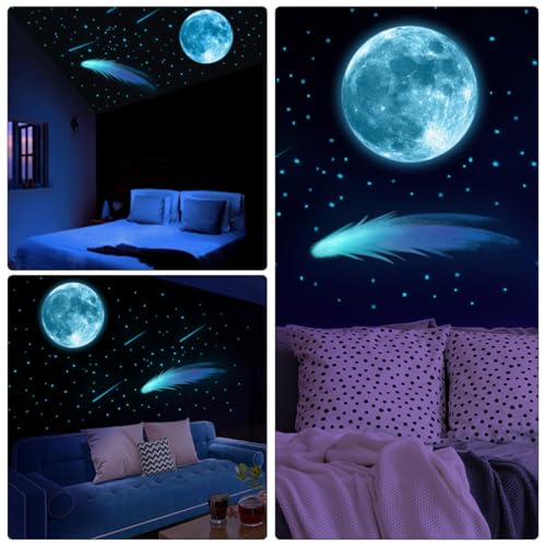 Set de Stickers Luna Llena Luminiscentes SECFOU miniatura 3