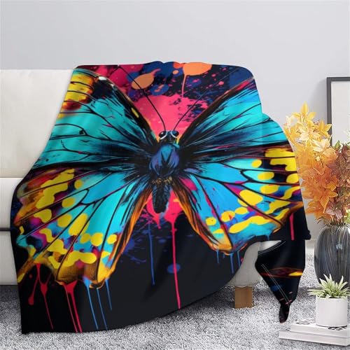Couverture de voyage microfibre chaude 180x200 canapé bureau - 7