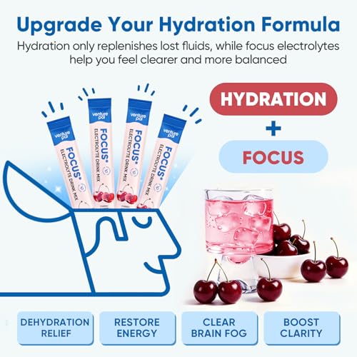 Image of Venture Pal Sugar Free Hydration + Focus Electrolyte Packets, 16 Sticks