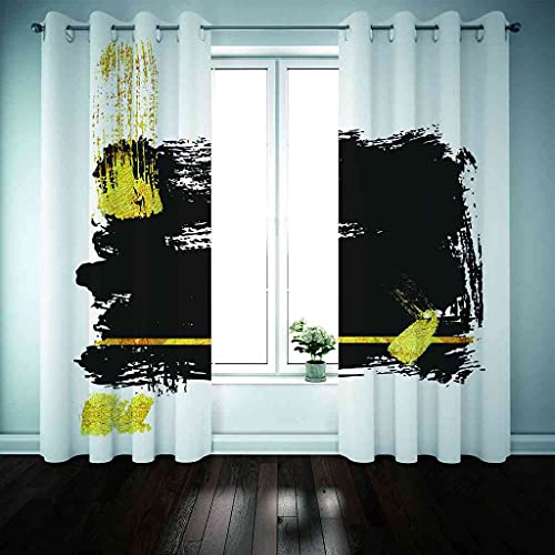 Rideaux occultants 100% polyester isolant thermique phonique graffiti 200x214 - 4