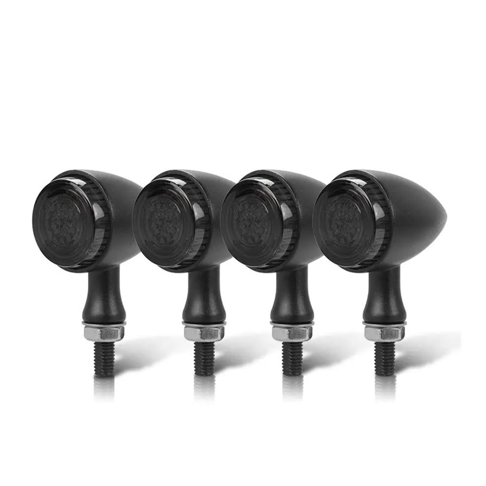 Luces Señal Giro Luz LED De Señal Giro Para Motocicleta Metal | Luz LED De Señal Giro Para Motocicleta Metal 10mm, Lámpara Intermitente Tipo Bala, Luces Led Modo Clignotants Para Moto