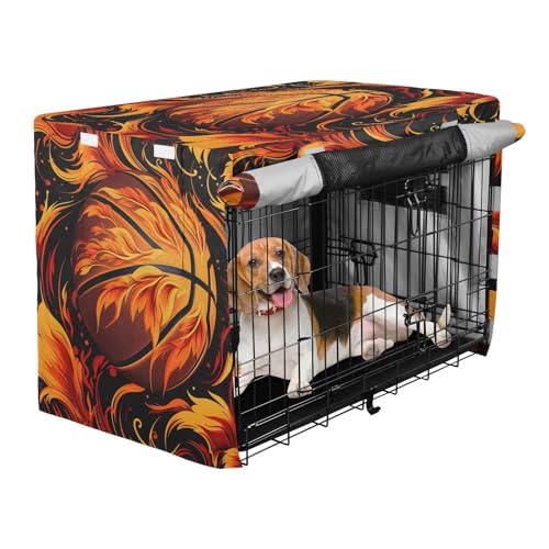 Housse de cage chien basket-ball feu bâche imperméable - 3
