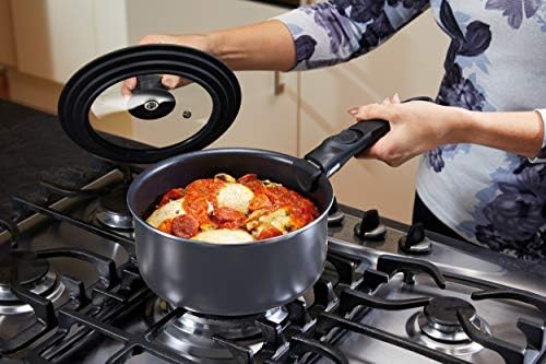 MasterClass 3in1 Lid, Saucepan Lid, Glass and Heat-Resistant Silicone, 16 cm/18 cm/20 cm