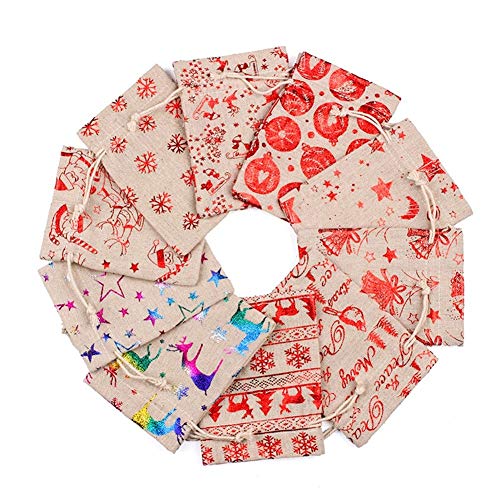 Bolsas de Yute Duoer 50pcs 10x14 13x18cm miniatura 1