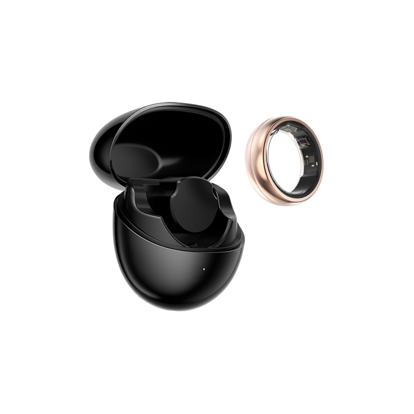 N2 PRO – Anello intelligente in titanio, con allenatore AI (senza ABO), monitoraggio del sonno, dello stress e dell'attività, frequenza cardiaca e misurazione dello stress, lunga durata