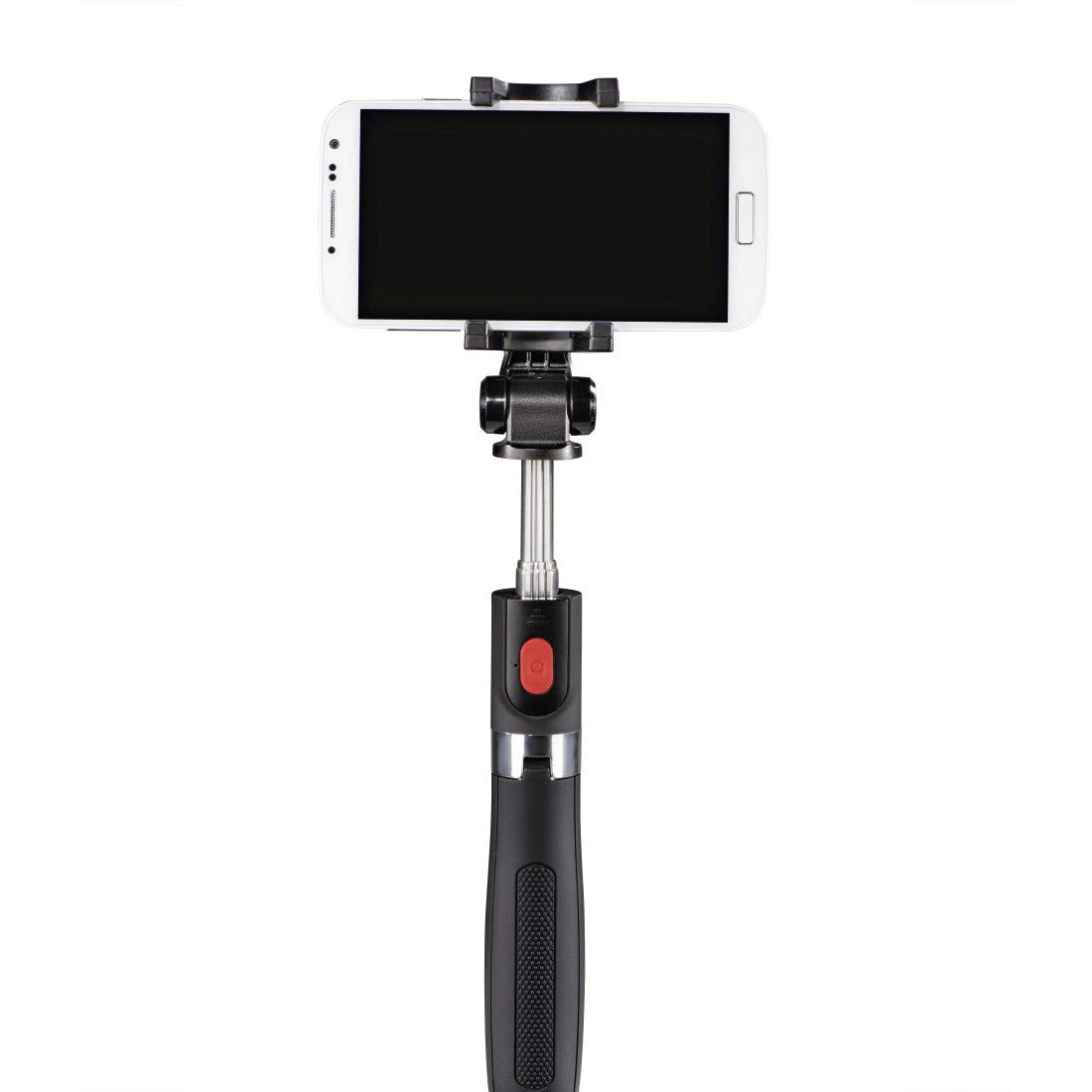 Hama Selfie stick, kijek do zdjęć ze statywem (statyw na telefon, monopod, bluetooth, aluminium, maks.57 cm) czarny