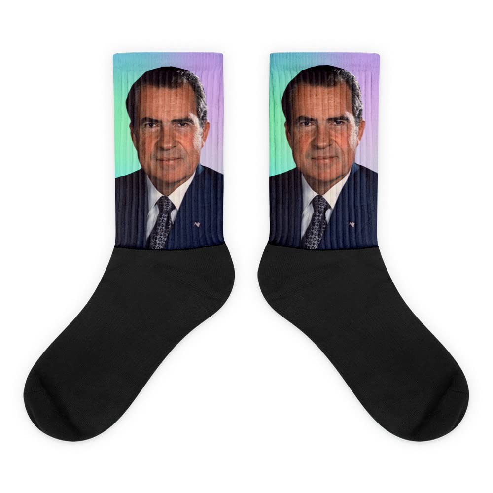 Richard Nixon Tie Dye Socks