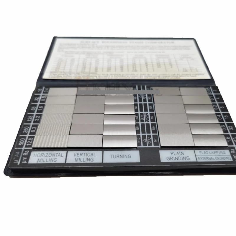30pcs/Set Surface Roughness Comparator Standards Composite Set Model RUG-10030 Blocks Ra 0.05-12.5mm Roughness Sample Block
