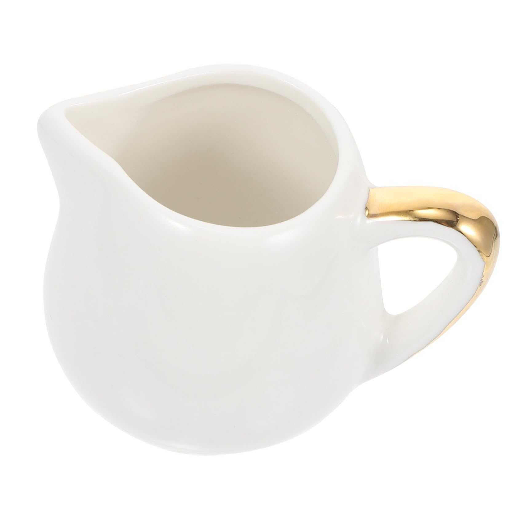 Healifty Retro Milk Creamer Large Capacity Milk Jug Heat-proof Milk Cup for Daily Use