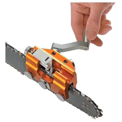 PRIMEGA Afilador de cadena de mano portátil (amarillo grande (1 cabezal de molienda)